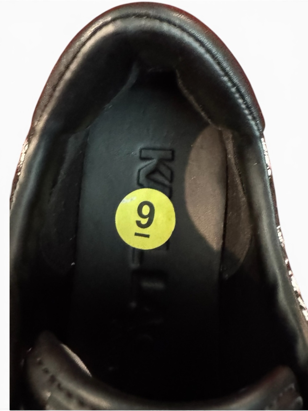 KARL LAGERFELD PARIS CATE PINS Houndstooth print Logo Sneakers - Picture 11 of 12